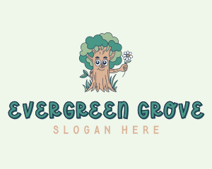 Floral Tree Garden logo design