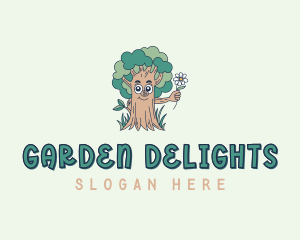 Floral Tree Garden logo design