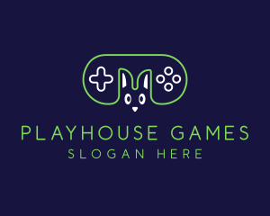 Bunny Game Controller logo design