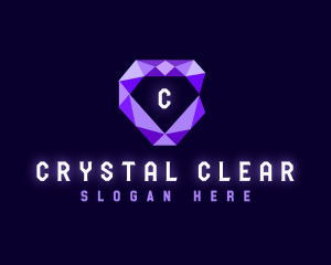 Diamond Jewelry Letter C logo design