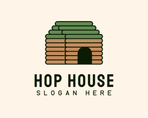 Stick Cottage House logo design