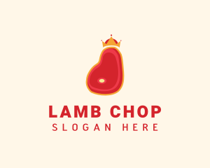 Steak Meat King logo design