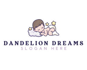 Sleeping Baby Dream logo design