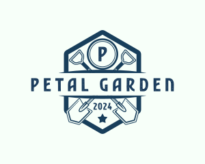 Landscaping Shovel  Tool logo design