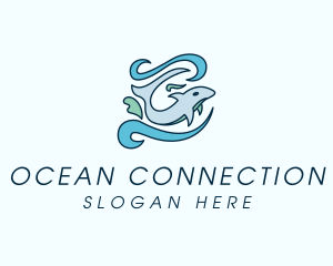 Ocean Dolphin Swim logo
