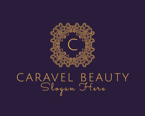 Luxurious Ornament Beauty Salon logo design