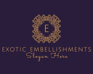 Luxurious Ornament Beauty Salon logo design