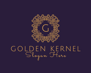 Luxurious Ornament Beauty Salon logo design