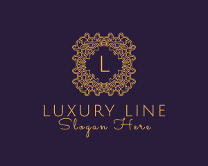 Luxurious Ornament Beauty Salon logo design