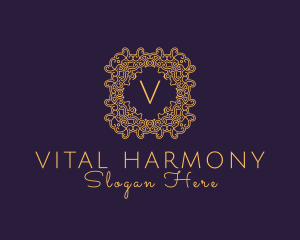 Luxurious Ornament Beauty Salon logo design