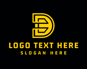 Technology Business Letter D logo