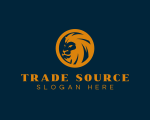  Lion Finance Trading logo design