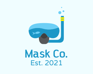 Fish Snorkeling Mask logo