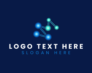 Sharing - Digital Technology Network logo design