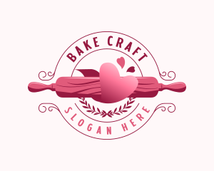 Pastry Heart Baking logo design