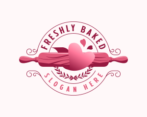 Pastry Heart Baking logo design