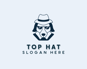 Detective Pet Dog logo design