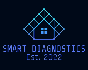 Smart Home Tech Circuit  logo design