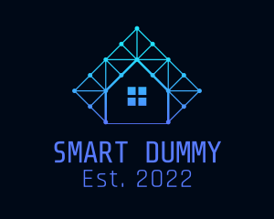 Smart Home Tech Circuit  logo design