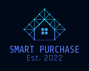 Smart Home Tech Circuit  logo design