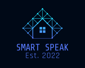 Smart Home Tech Circuit  logo design