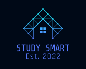 Smart Home Tech Circuit  logo design