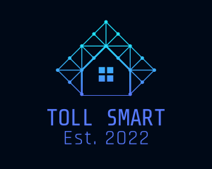 Smart Home Tech Circuit  logo design