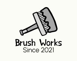 Paint Brush Tool  logo design