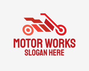Red Motorbike Racing logo