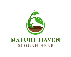 Nature Plant Environment logo design