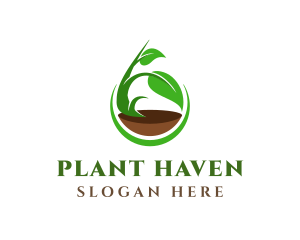 Nature Plant Environment logo design