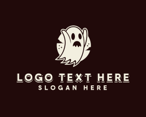 Spooky Ghost Haunted logo