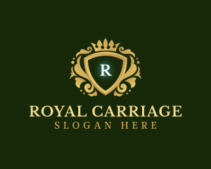 Crown Shield Royal logo design