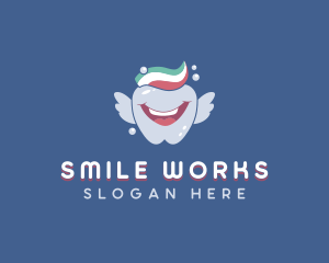 Tooth Dental Toothpaste logo design