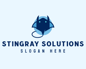 Blue Manta Stingray logo