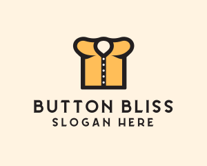 Button Shirt Clothing logo design