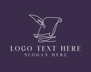 Copywriting - Old Legal Scroll logo design