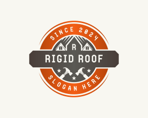 Hammer Roofing Contractor logo design