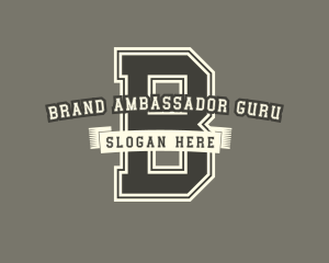 Retro Varsity Team  logo design