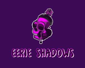 Purple Skull Spray Paint logo