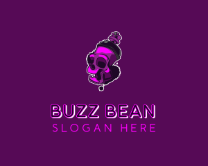 Purple Skull Spray Paint logo design