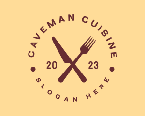 Restaurant Cuisine Badge logo design