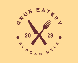 Restaurant Cuisine Badge logo design