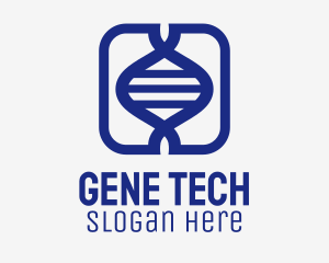 Blue Dna Gene logo