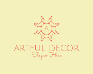 Decorative Lantern Interior Design logo design