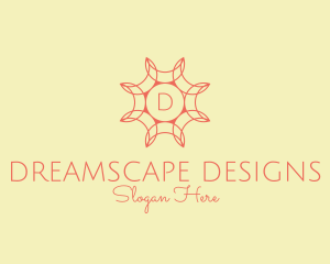 Decorative Lantern Interior Design logo design