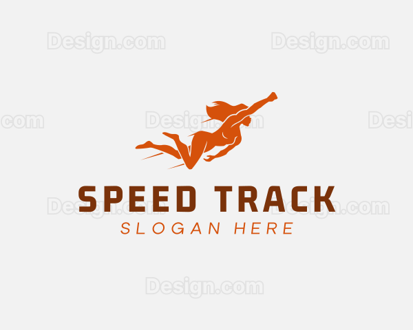 Super Woman Speed Logo