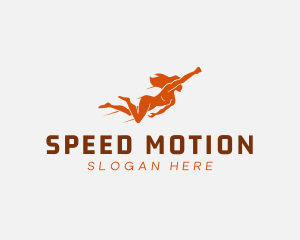 Super Woman Speed logo design