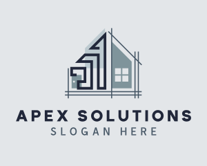 House Structure Contractor Logo