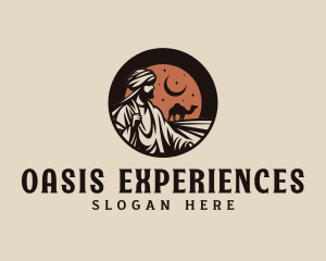 Desert Bedouin Man logo